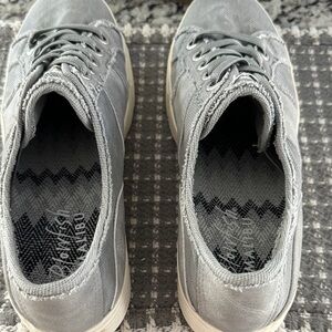 Gray Canvas womens Sneakers